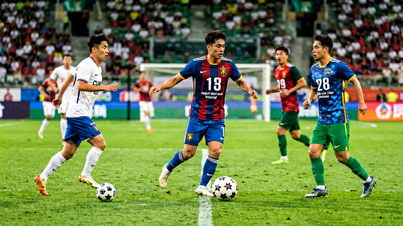 足球比赛实时比分数据展示界面